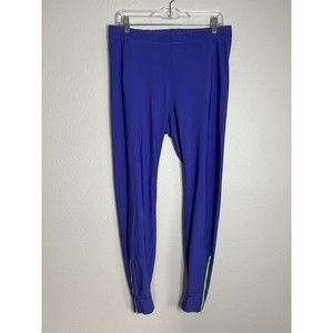 Vintage Patagonia Base Layer Legging Pants Mens Large Purple Neon Green Ski